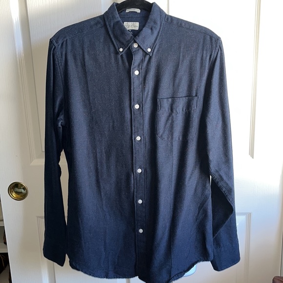 J.Crew Men’s Slim Blue Button Down Medium - Picture 2 of 7